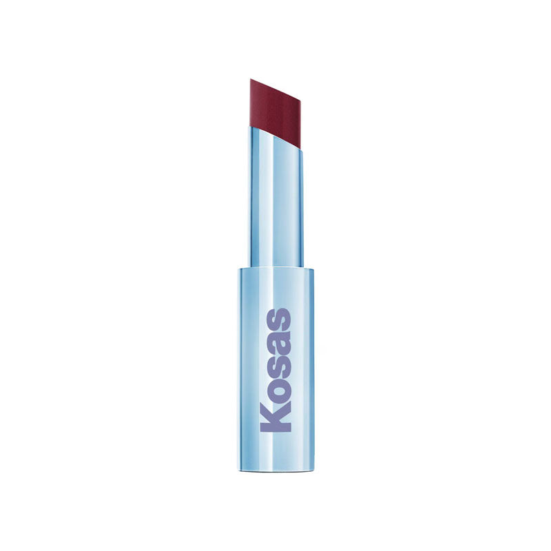 Kosas Wet Stick Moisturizing Shiny Sheer Lipstick - Bikini Blaze - Cool Vibrant Magenta