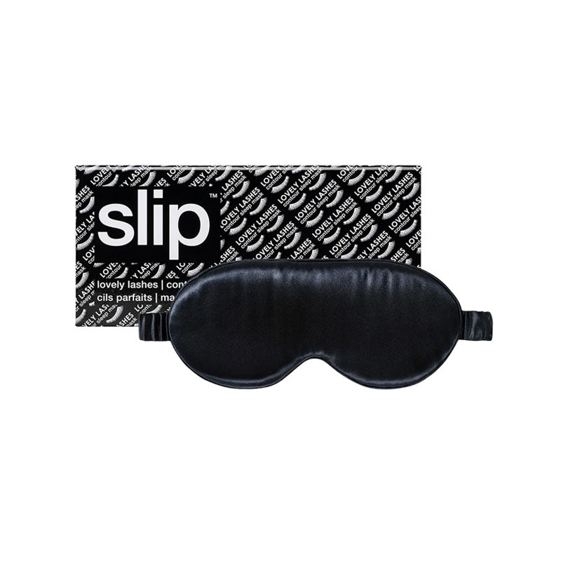 Slip Silk Lovely Lashes Contour Sleep Mask - Black