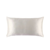 Slip Silk King Zippered Pillowcase - White