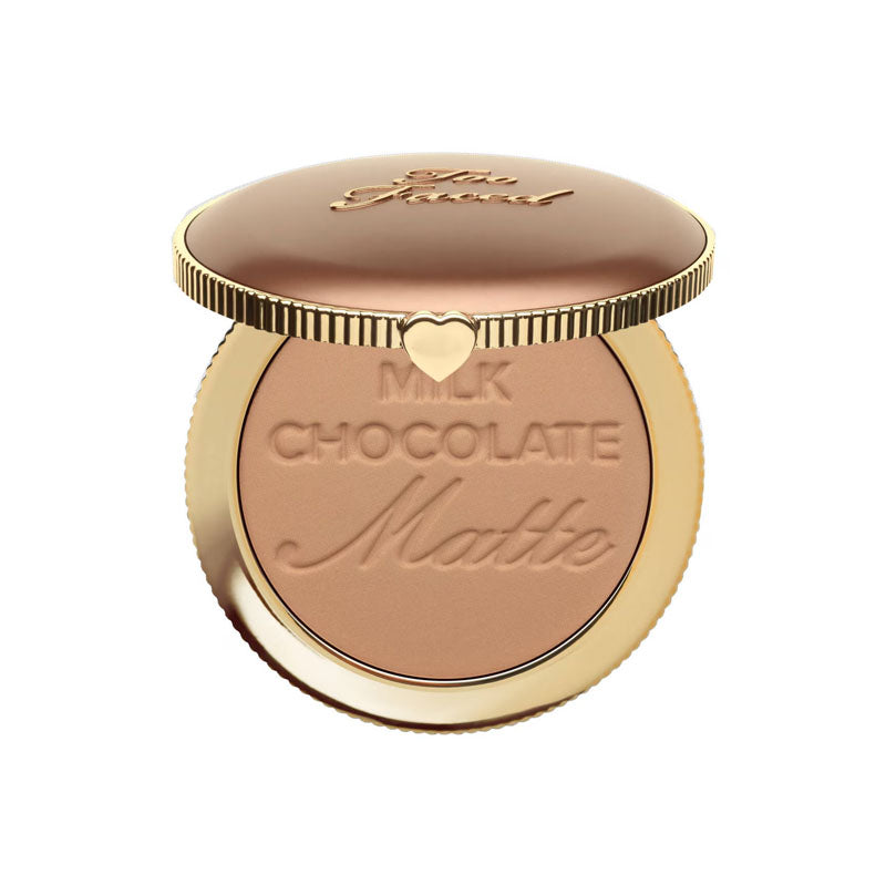 Too Faced Chocolate Soleil Bronzer - Buildable Powder Matte Finish - Milk Chocolate