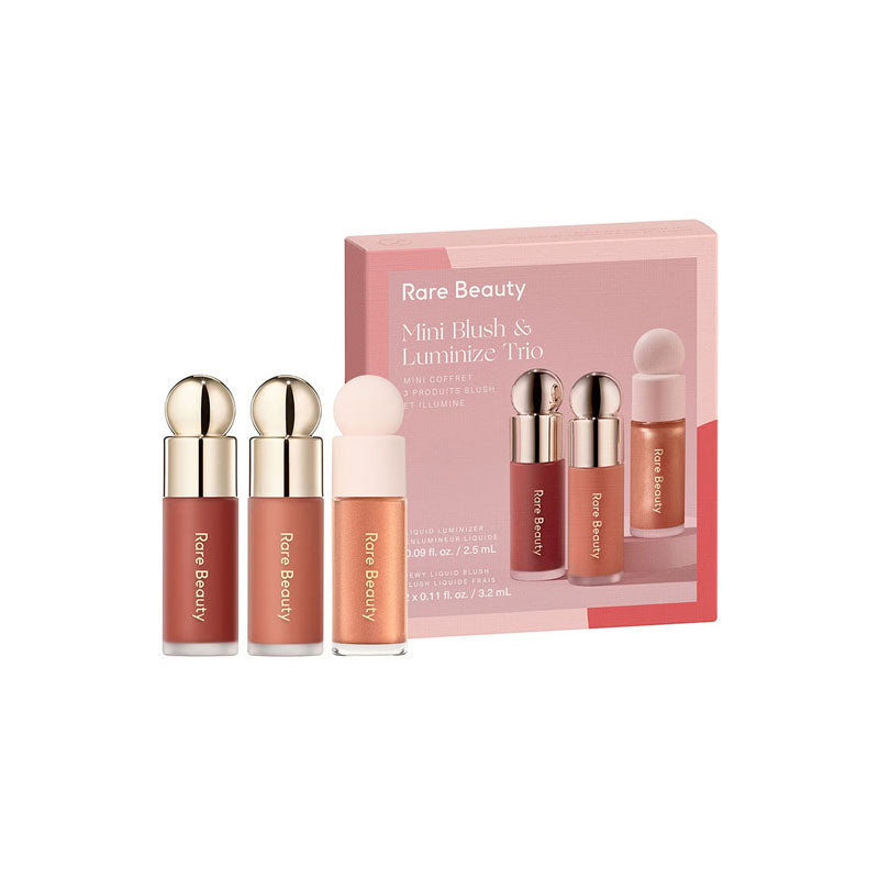 Rare Beauty Mini Blush & Luminize Trio Set