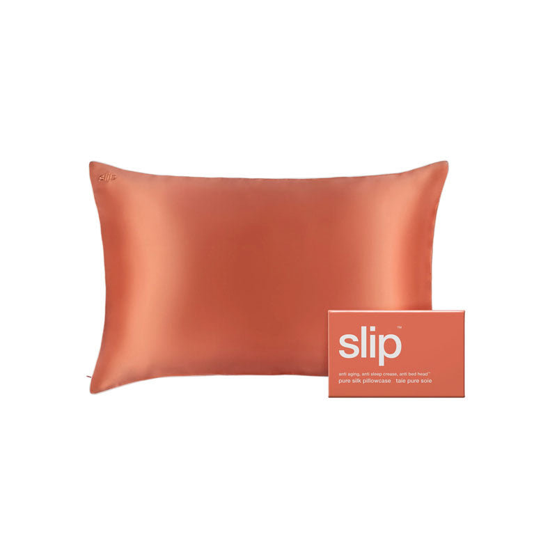 Slip Silk Queen Pillowcase - Coral