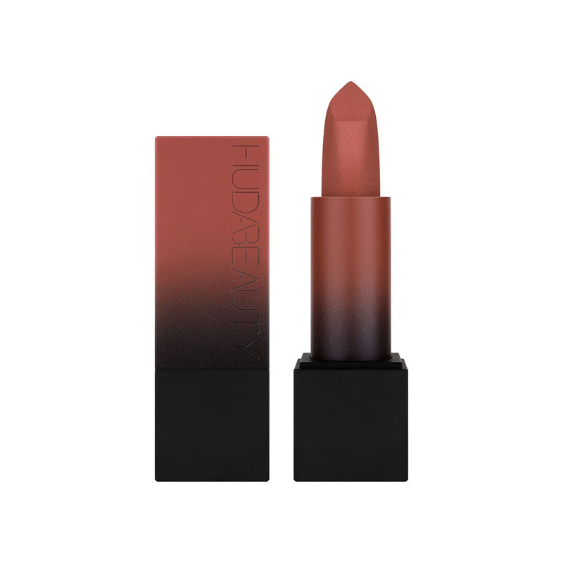 Huda Beauty Power Bullet Matte Lipstick - Interview - A Confident Peachy Nude (Warm Toned)