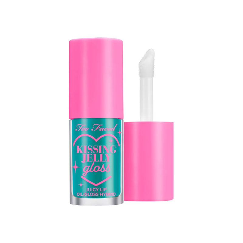 Too Faced Kissing Jelly Lip Oil Gloss - Juicy Lip Oil/Gloss Hybrid - Sweet Cotton Candy