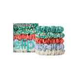 Slip Silk Midi Scrunchies - Set Of 5 - Seashell