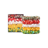 Slip Silk Midi Scrunchie - Set of 5 - Amalfi