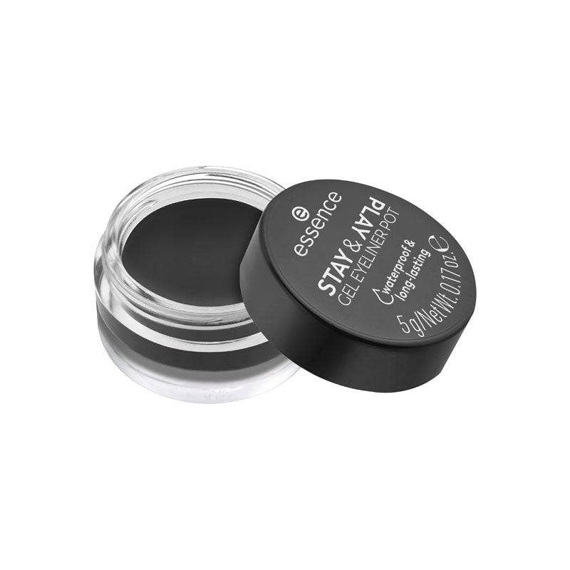 Essence Stay & Play Gel Eyeliner Pot 01 - 5 gr