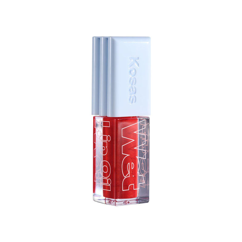 Kosas  Wet Lip Oil Plumping Treatment Gloss - Jaws - Hot Blood Red