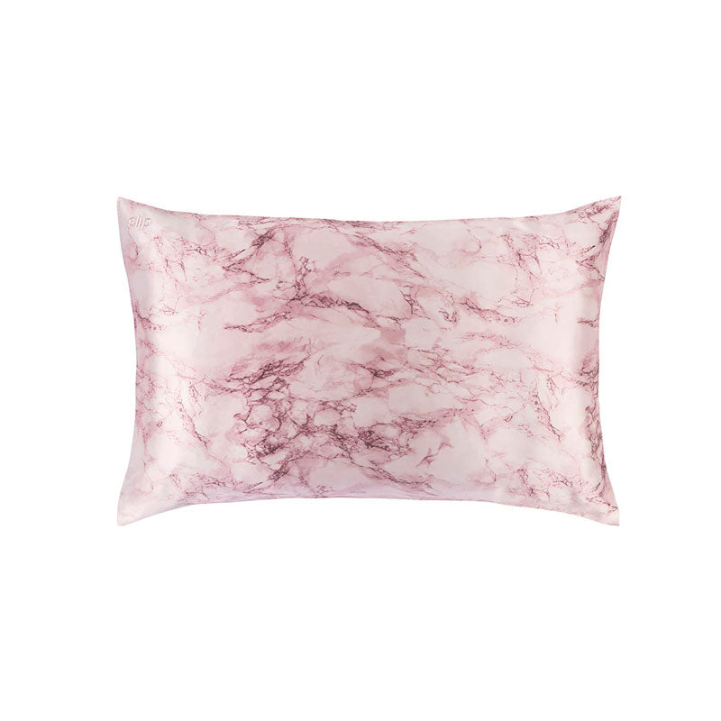 Slip Silk Queen Pillowcase - Pink Marble