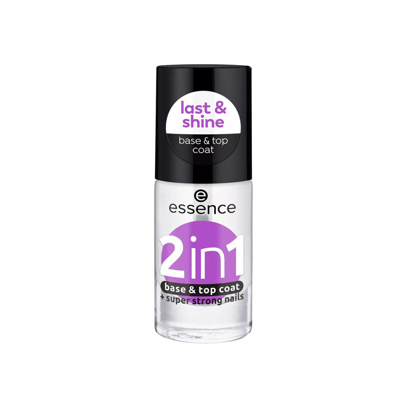 Essence 2 In 1 Base & Top Coat - 8ml