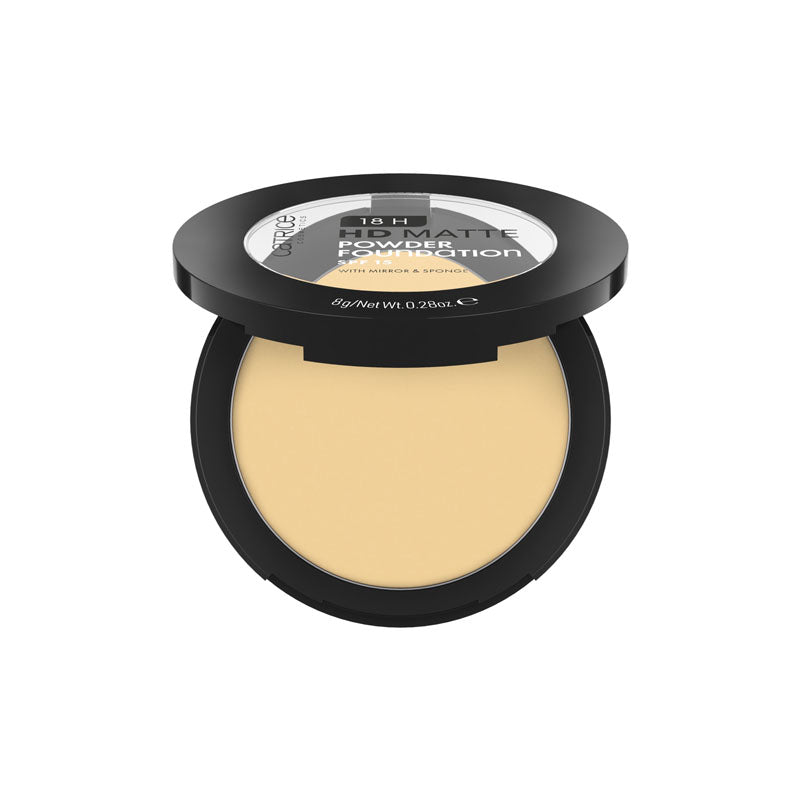 Catrice 18H Hd Matte Powder Foundation 012W - 8 gr