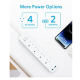 Anker 322 USB Power Strip 4 in 1 - 1.8m Cable