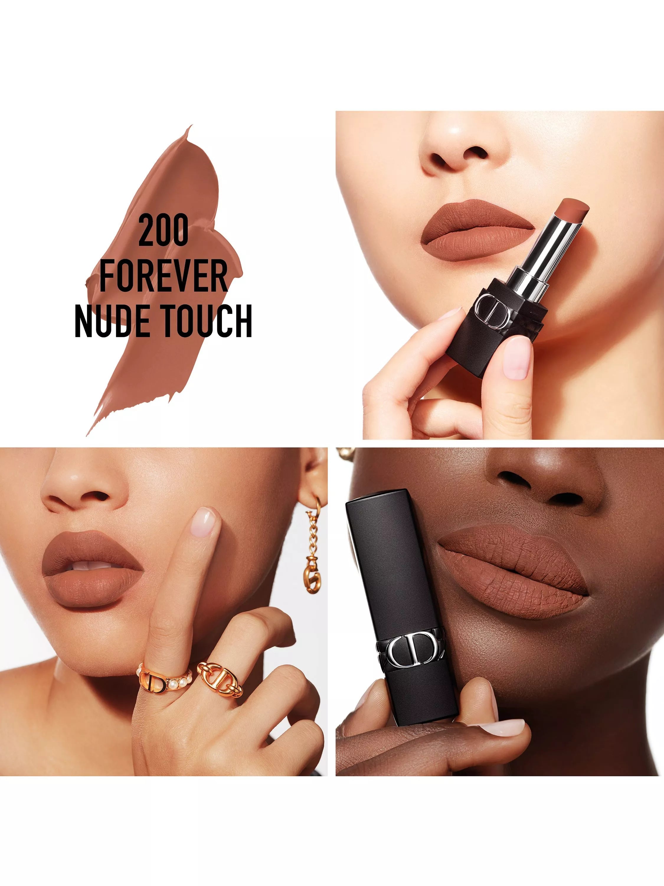 Dior Rouge Dior Forever Transfer-Proof Lipstick - 200 Forever Nude Touch