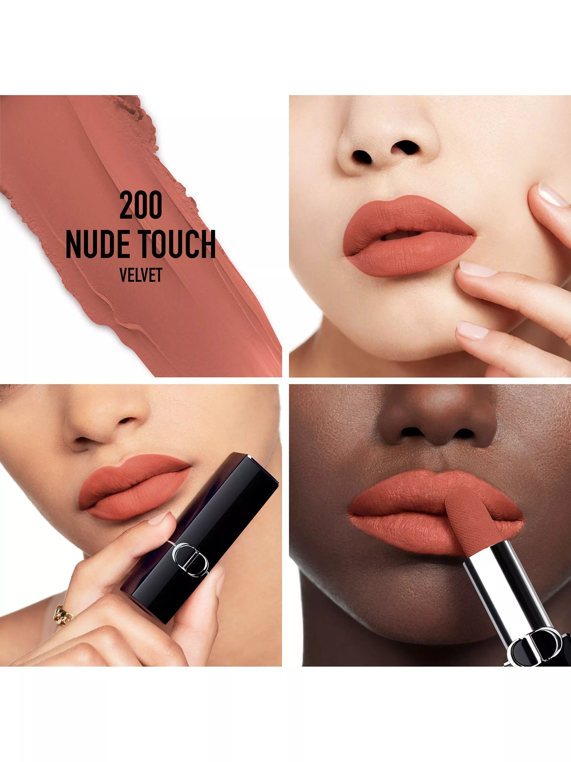 Dior Rouge Dior Lipstick - 200 Nude Touch Velvet Finish