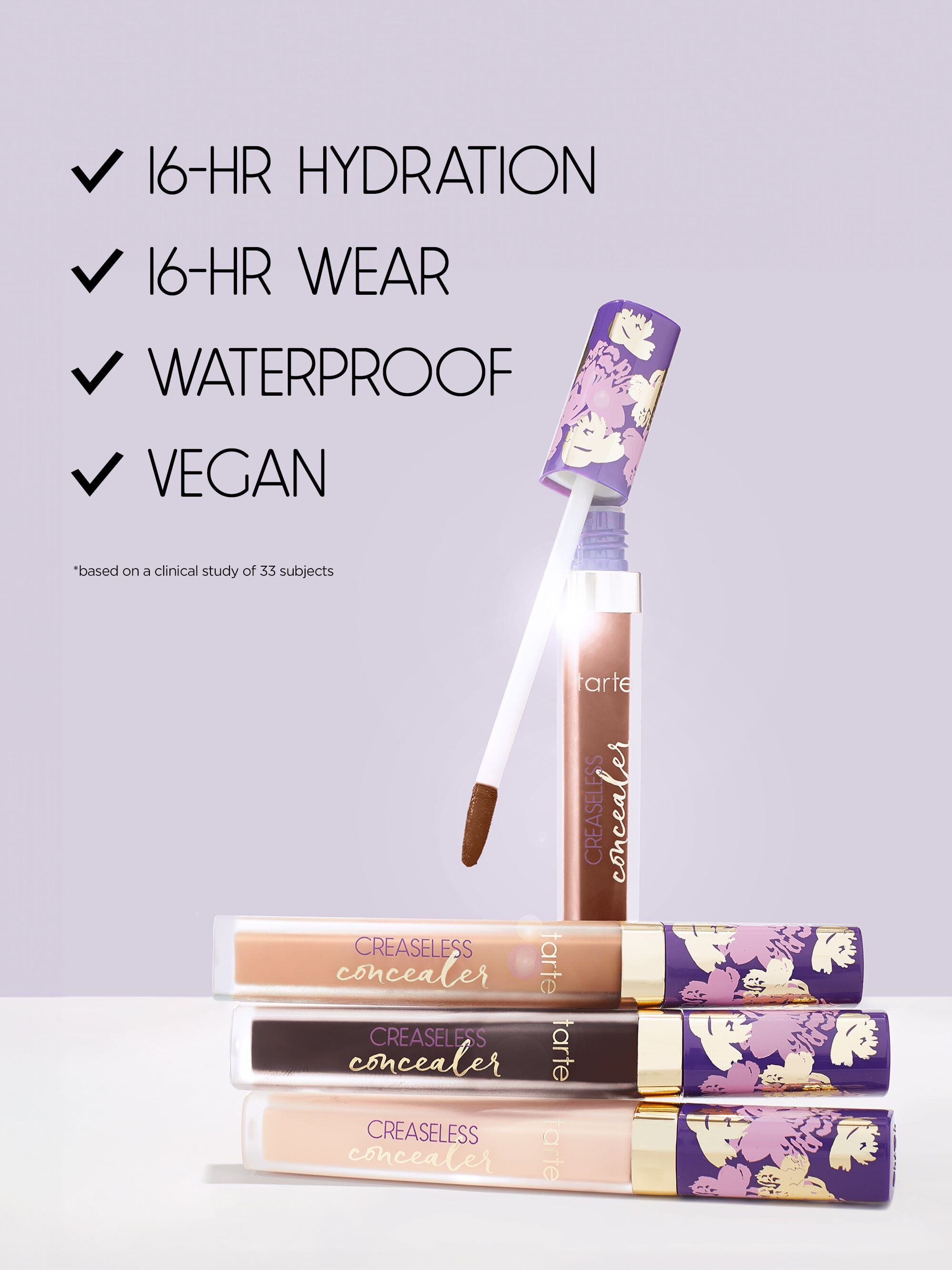 Tarte Maracuja Creaseless Concealer - 34H Medium Honey + Net Wt 6.4 G / 0.225 Oz.