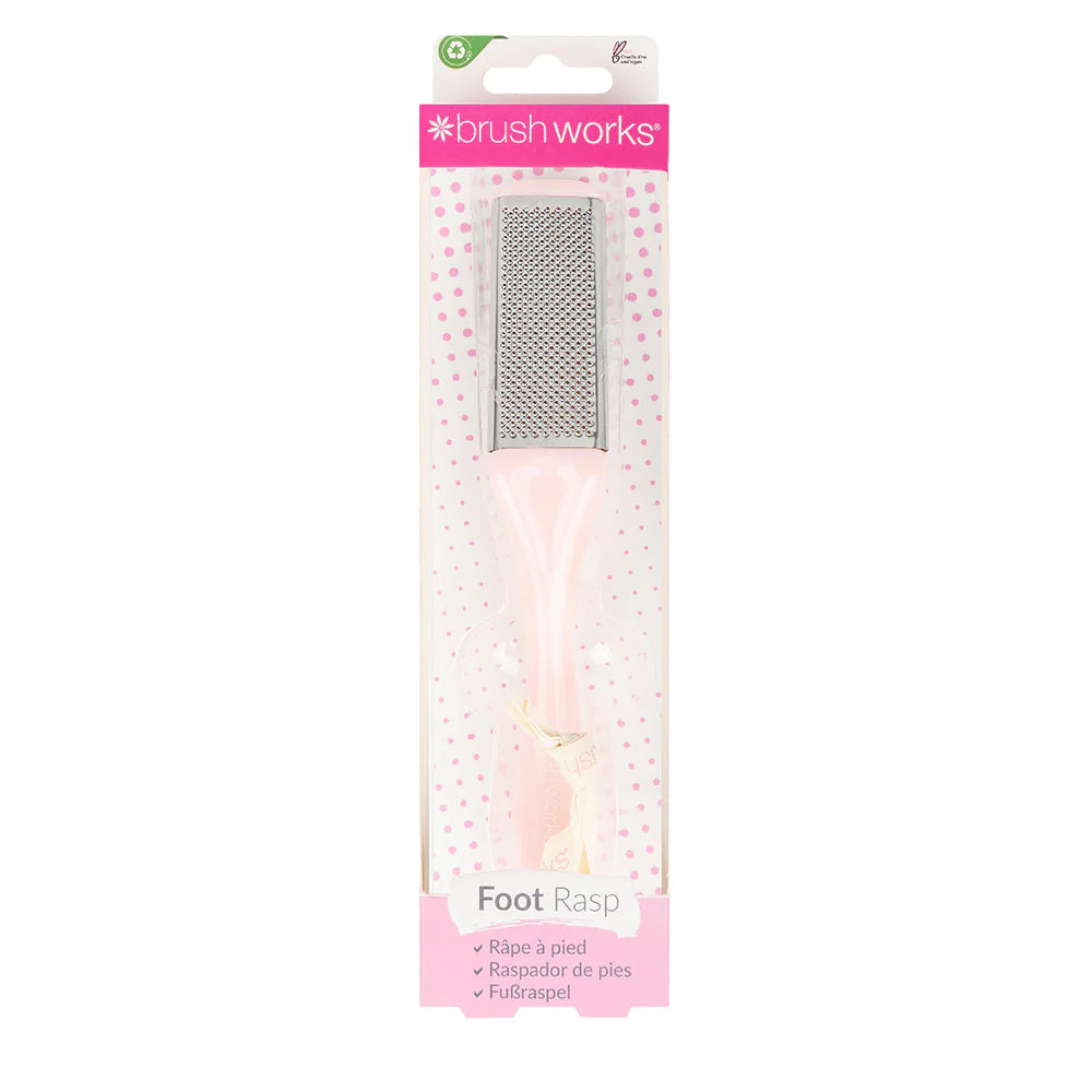 Brush Works Foot Rasp File To Soften And Remove Dead Skin From The Feet