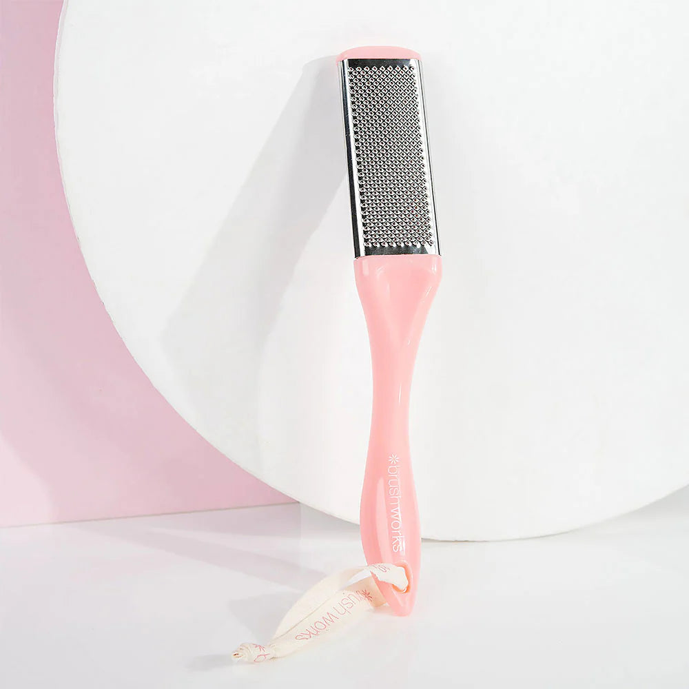 Brush Works Foot Rasp File To Soften And Remove Dead Skin From The Feet