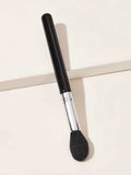 Beauty Flat Makeup Brush For Highlighting , Blending , and Contouring - Black