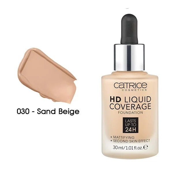 Catrice HD Liquid Coverage Foundation - 030 Sand Beige