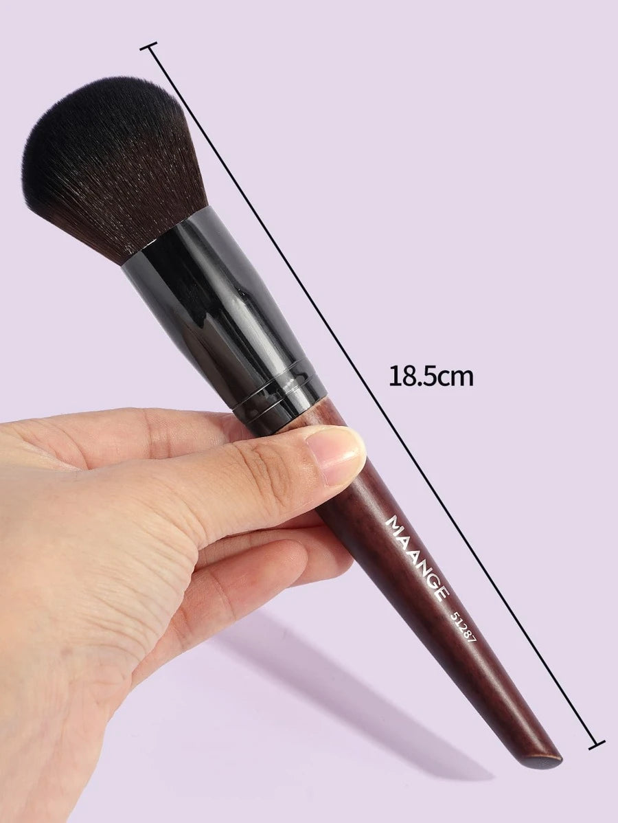 Maange Professional Oversized Blush Brush  - Redwood - 18.5cm