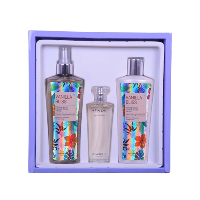 Hype Vanilla Bliss Gift Set – 3 Pcs