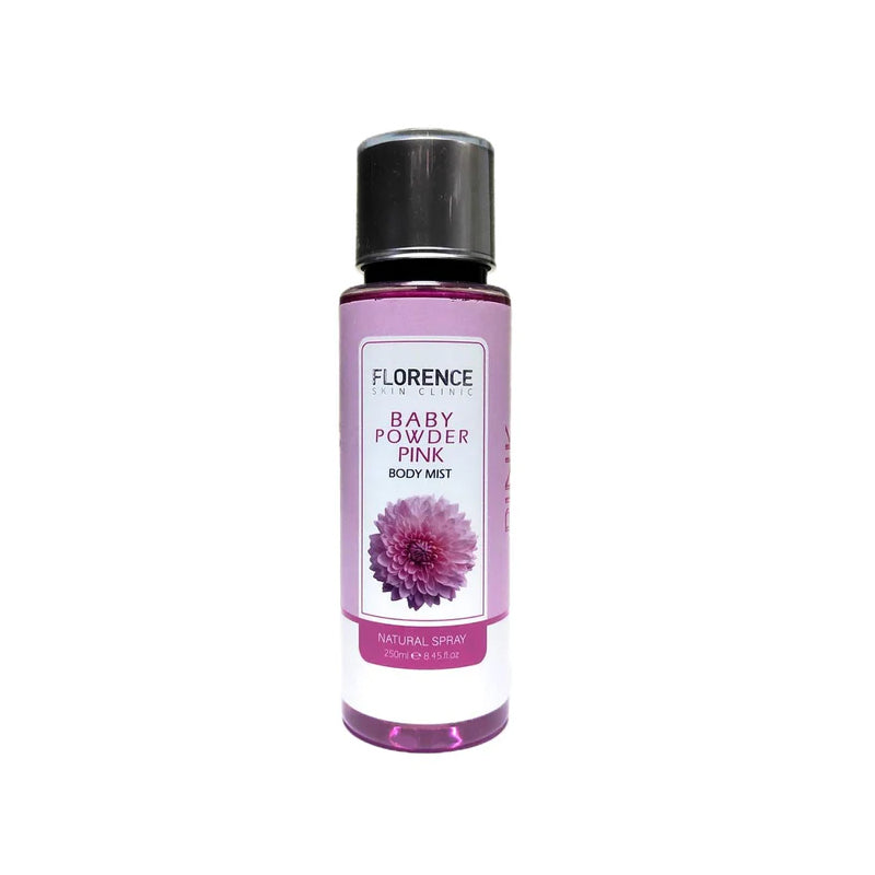 Florence Baby Powder Pink Body Mist Natural Spray - 250ml