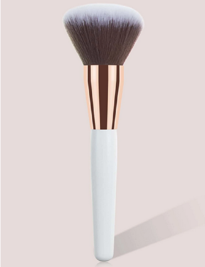 Beauty Platinum Big Head Powder Brush For Makeup - White - 1pc