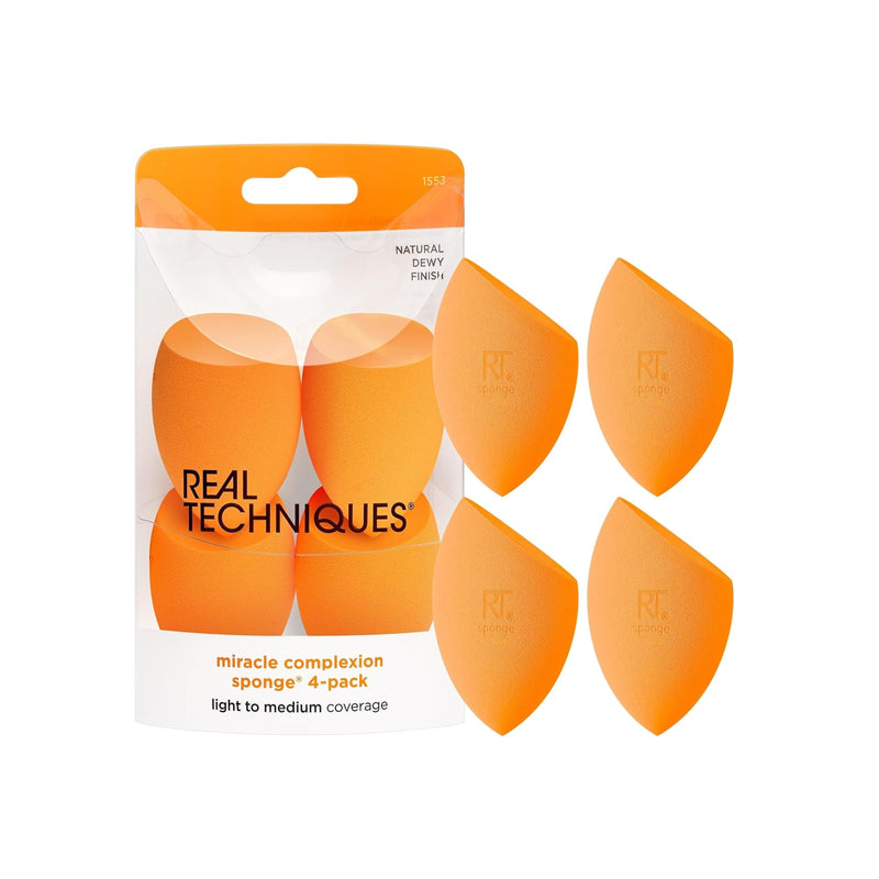 Real Techniques Miracle Complexion Sponge Set - 4 Pcs