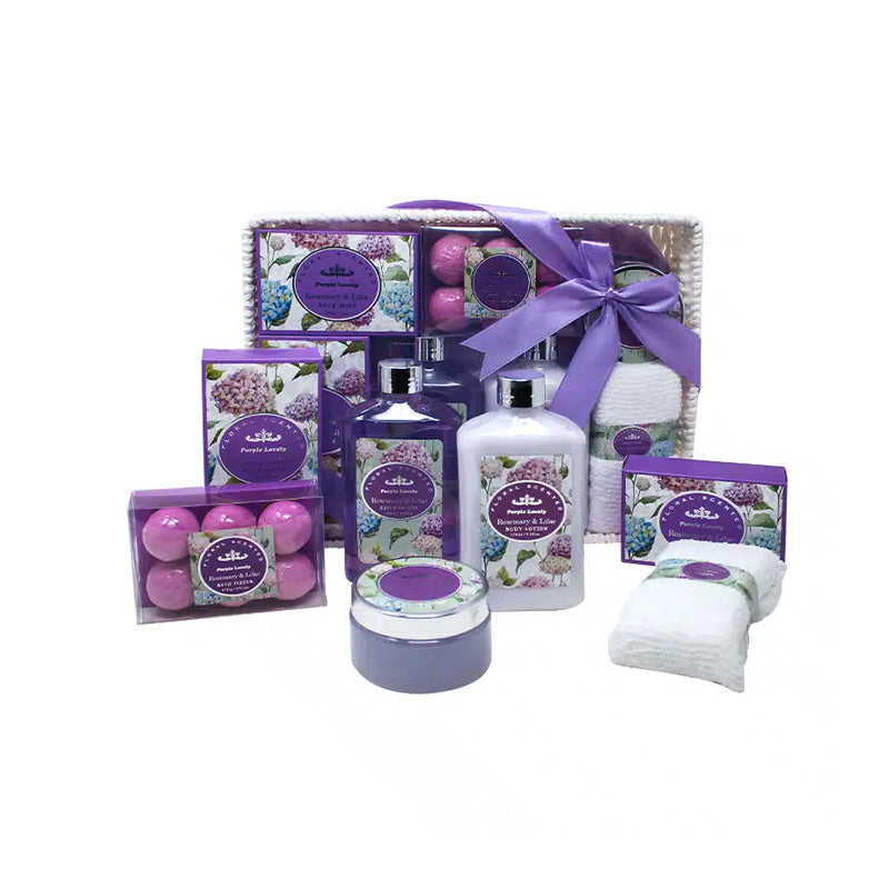 Paris Glam Body Care Purple Lovely Set - 7 pcs