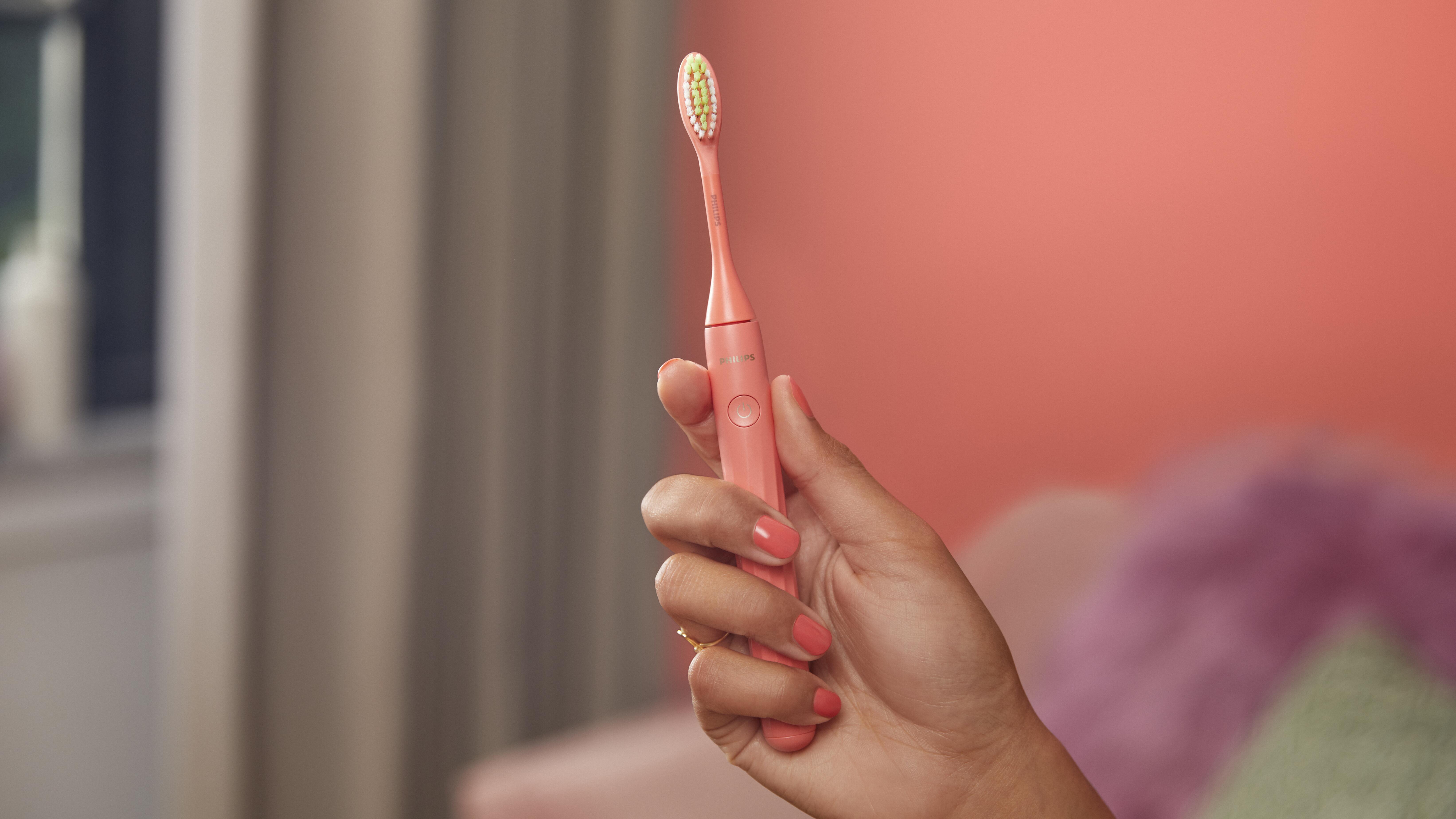 Philips One Battery Toothbrush by Sonicare - Miami Coral