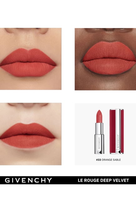 Givenchy Le Rouge Deep Velvet Lipstick,3.4g - N.10 Orange Sable