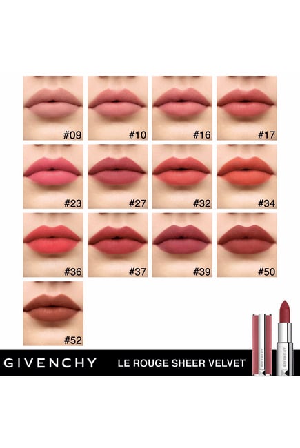 Givenchy Le Rouge Sheer Velvet Matte Lipstick - Beige Nude