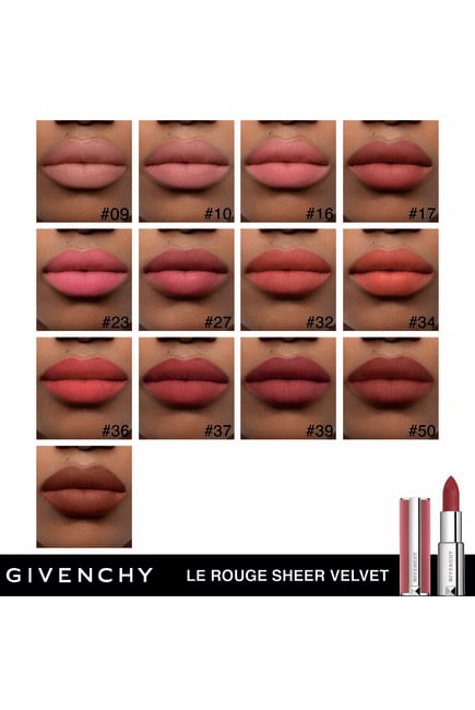 Givenchy Le Rouge Sheer Velvet Matte Lipstick - Beige Nude