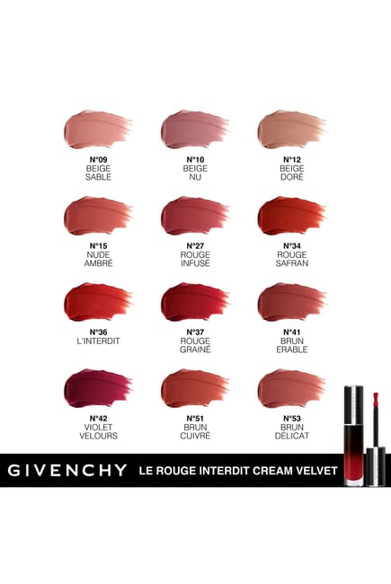 Givenchy Le Rouge Interdit Cream Velvet Lipstick - Beige Dore