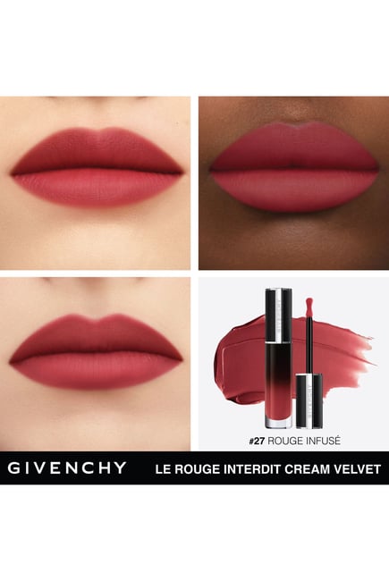 Givenchy Le Rouge Interdit Cream Velvet Lipstick -  Rouge Infuse