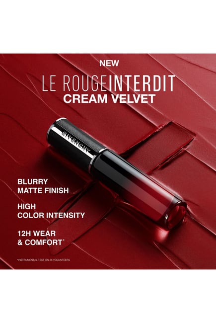 Givenchy Le Rouge Interdit Cream Velvet Lipstick -  Rouge Infuse