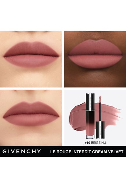 Givenchy Le Rouge Interdit Cream Velvet Lipstick - Beige Nu