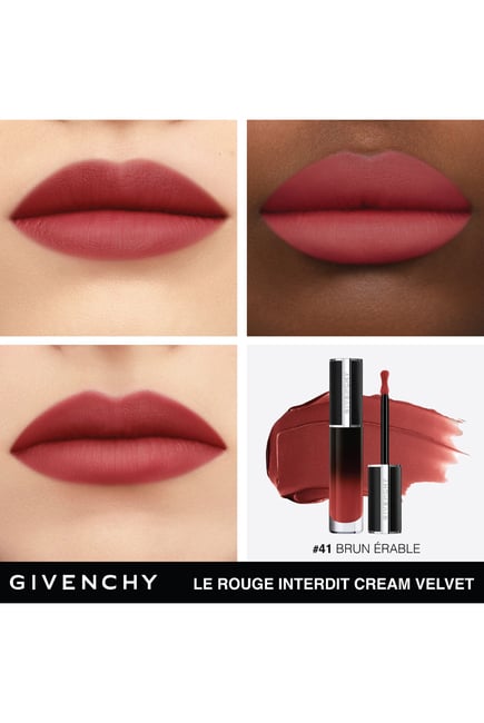 Givenchy Le Rouge Interdit Cream Velvet Lipstick - Brun Erable