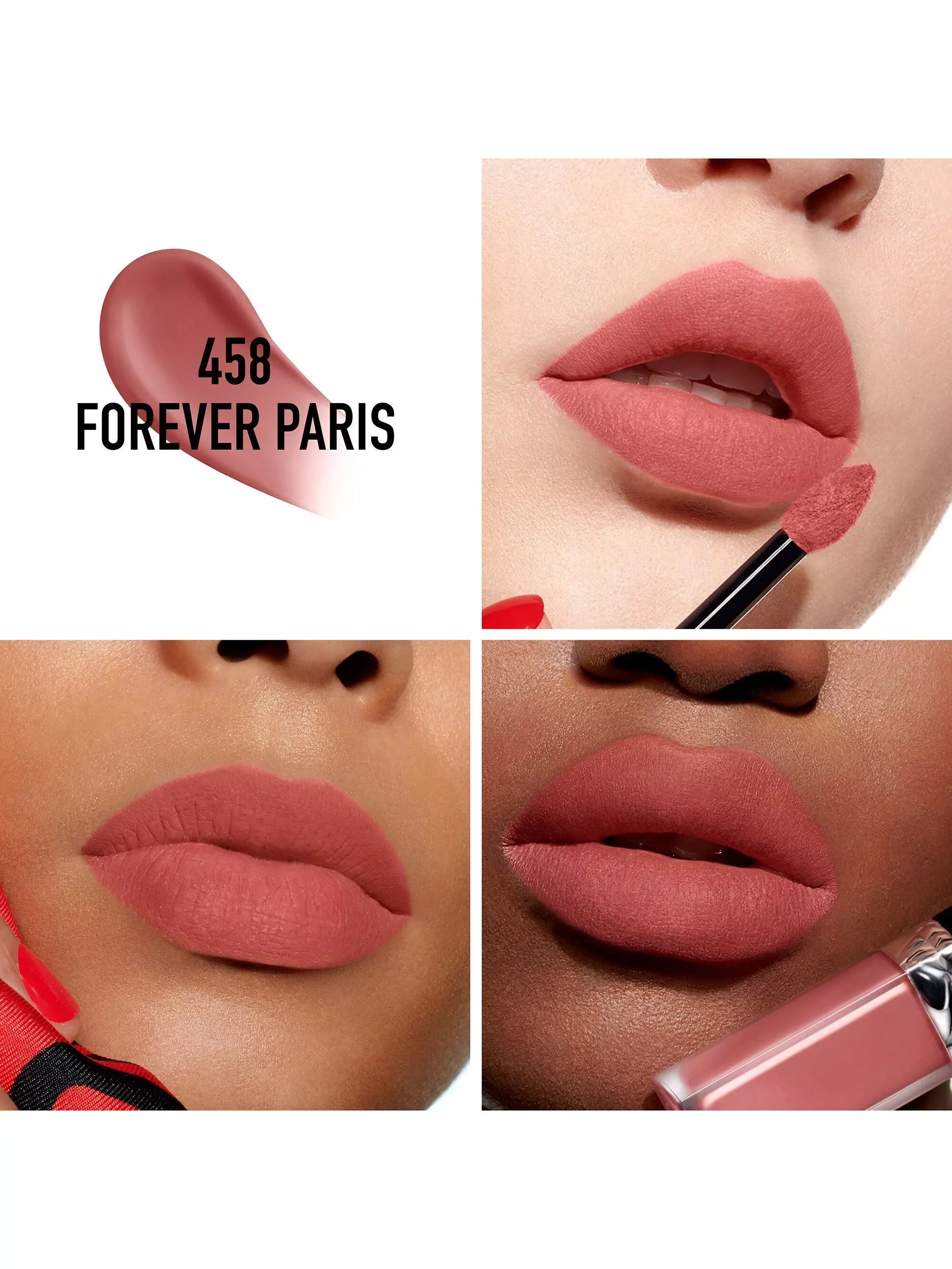 Dior Rouge Dior Forever Transfer-Proof Lipstick - 458 Forever Paris