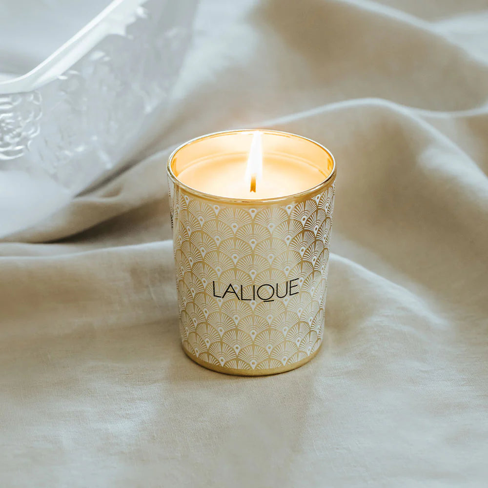 Lalique Noir Premier Plume Blanche Scented Candle - 190 gr