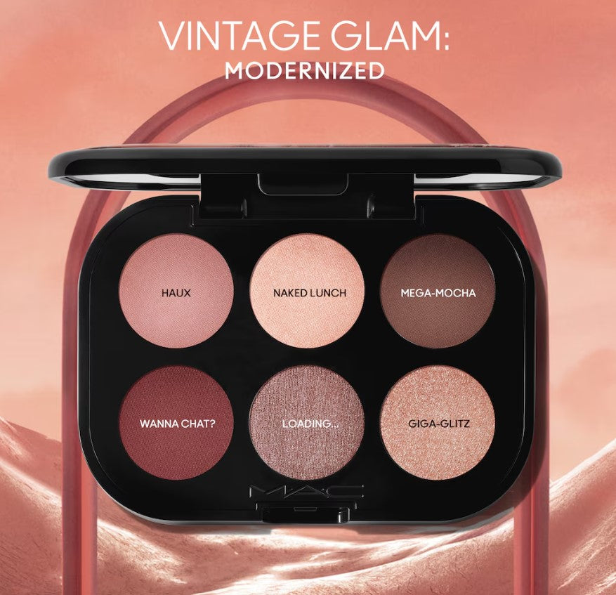 Mac Cosmetics Connect In Colour Eye Shadow Palette: Embedded in Burgundy – 6.25 g