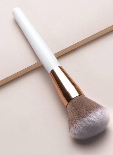 Beauty Platinum Big Head Powder Brush For Makeup - White - 1pc