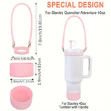 5pcs Cup Accessories Set for Stanley - Pink