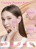 Beauty Makeup Puff Set Soft Triangle For Face Makeup - 20pcs