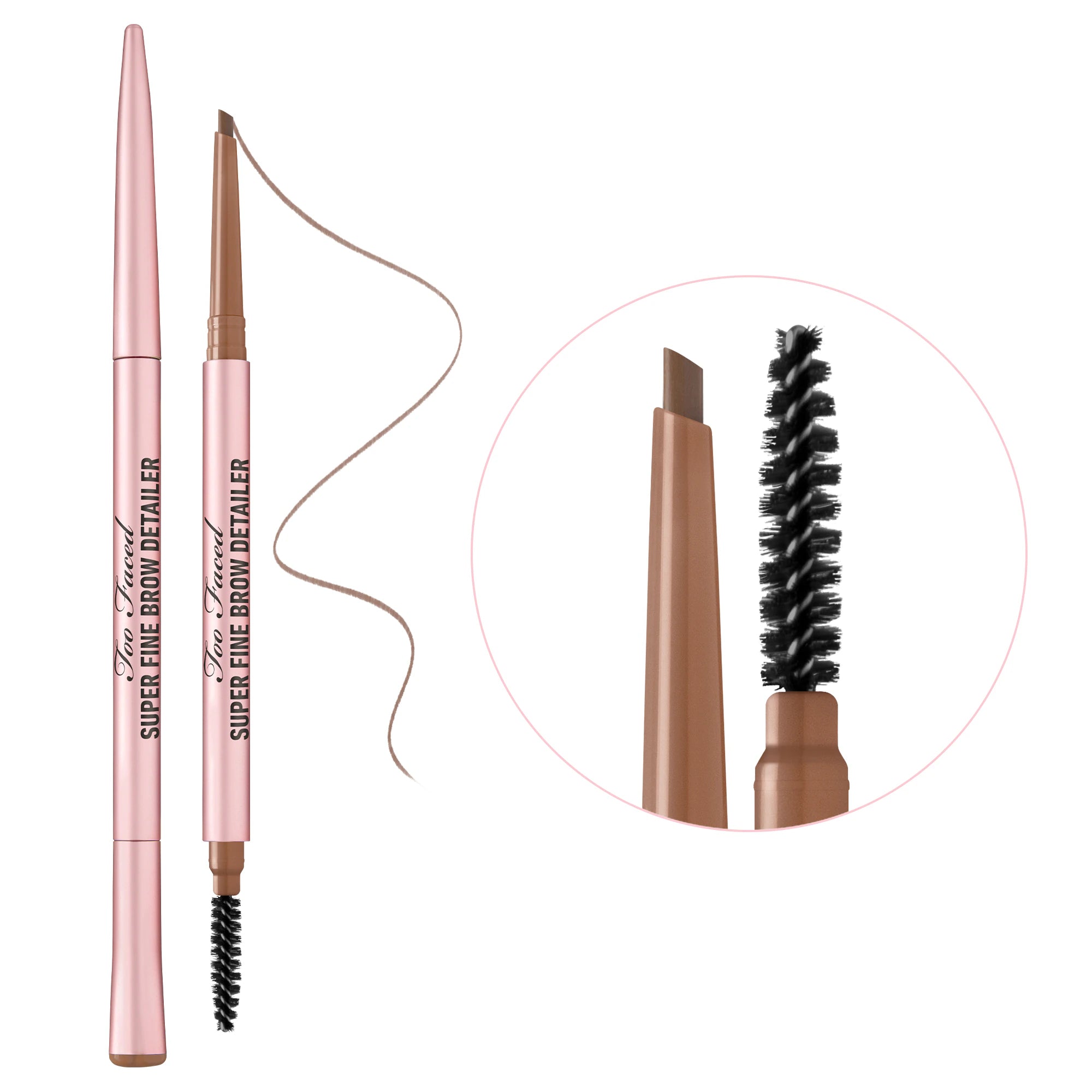 Too Faced Super Fine Brow Detailer - Medium Brown