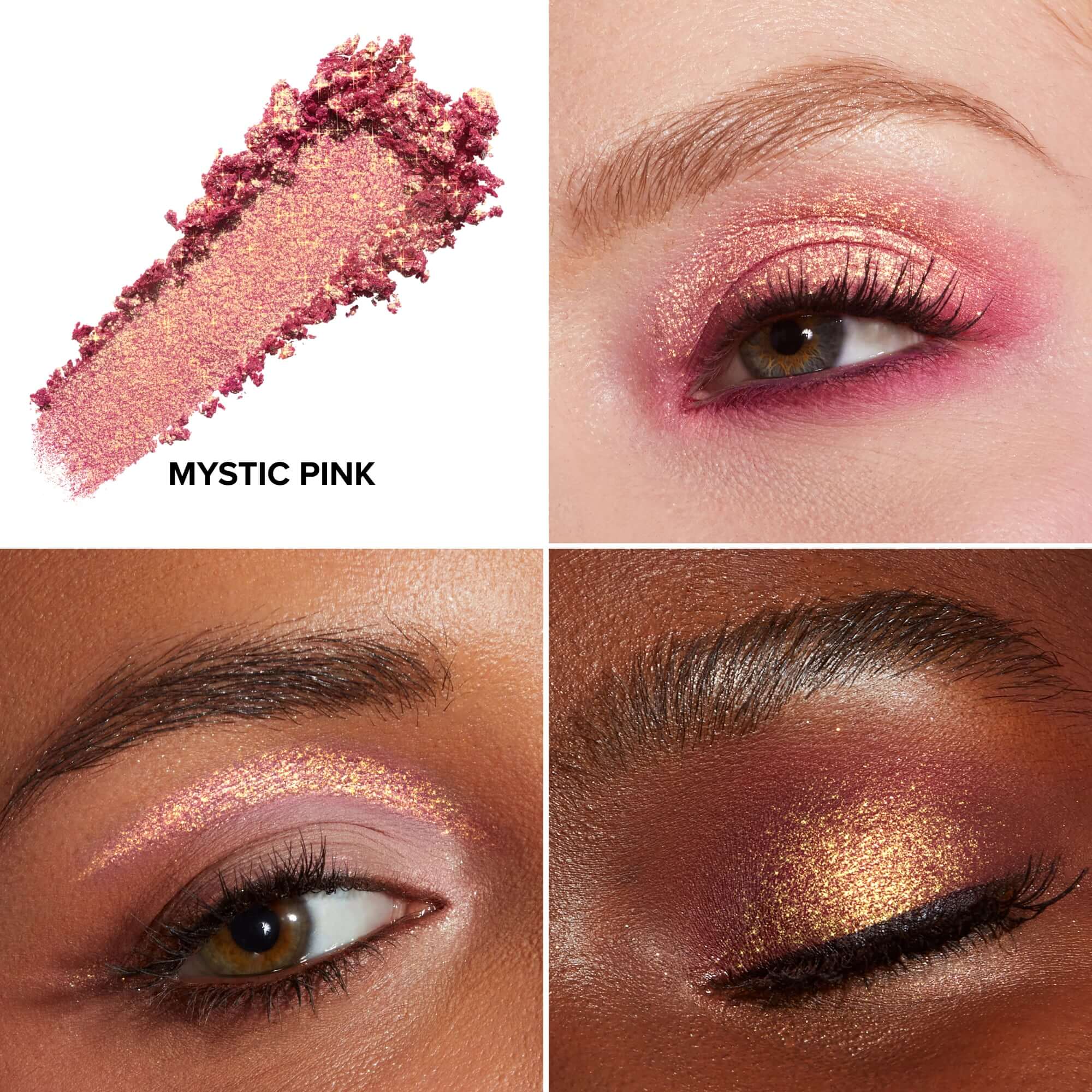 Too Faced Disco Crush High Shine Glitter Eye Shadow + Face Sparkle - Mystic Pink