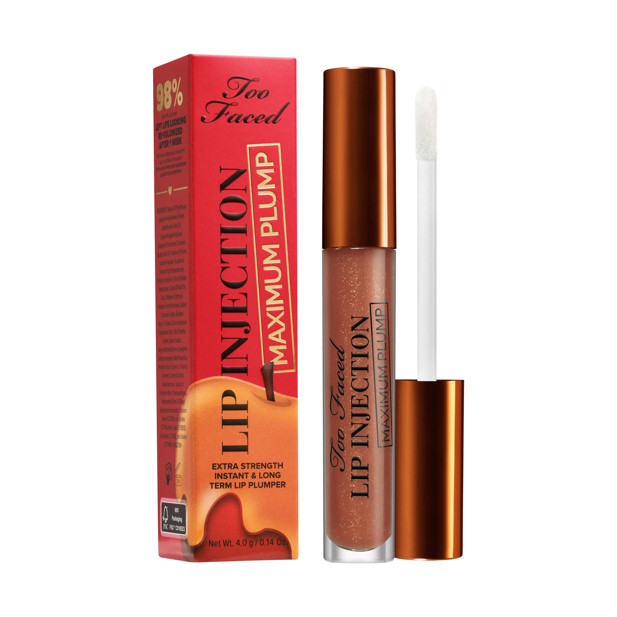 Too Faced Lip Injection Maximum Plump Gloss - Caramel Apple