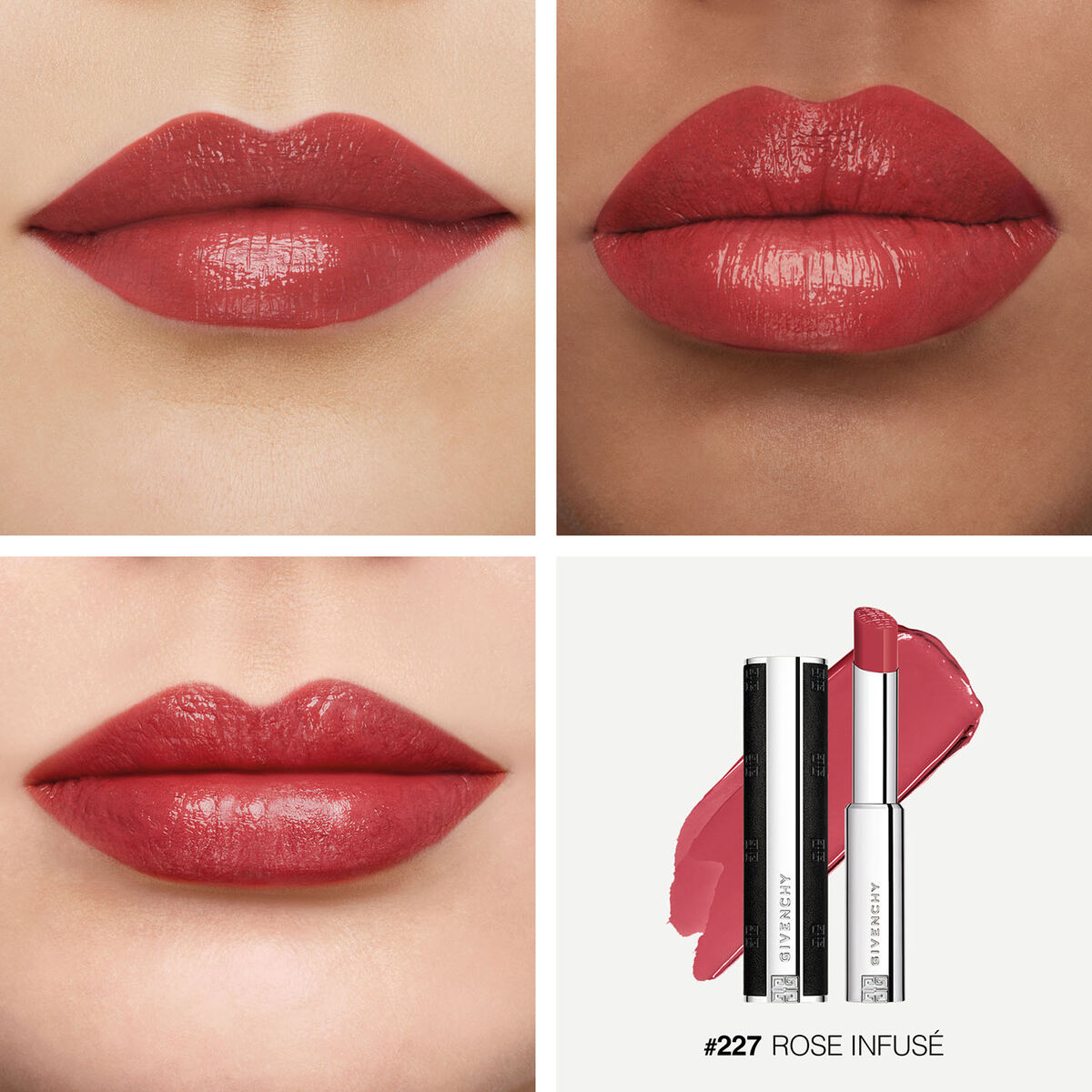 Givenchy Le Rouge Interdit Satin Lipstick - N227RoseInfus