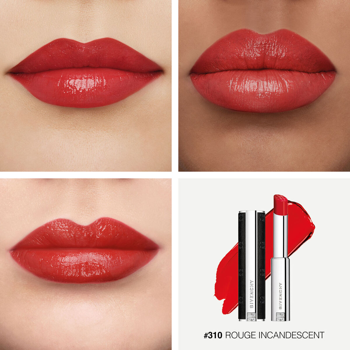 Givenchy Le Rouge Interdit Satin Lipstick - N310RougeIncandescent