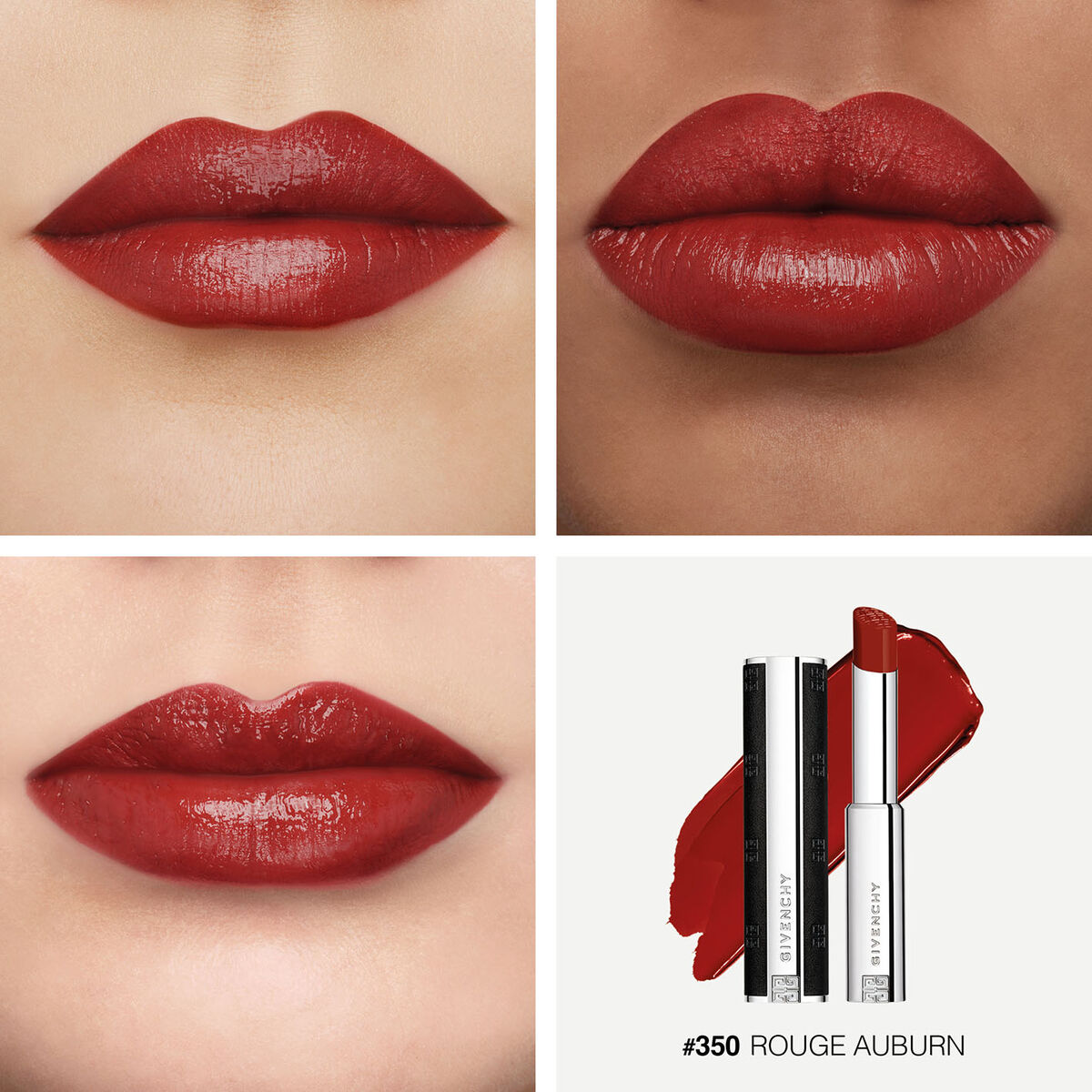 Givenchy Le Rouge Interdit Satin Lipstick - N350RougeAuburn